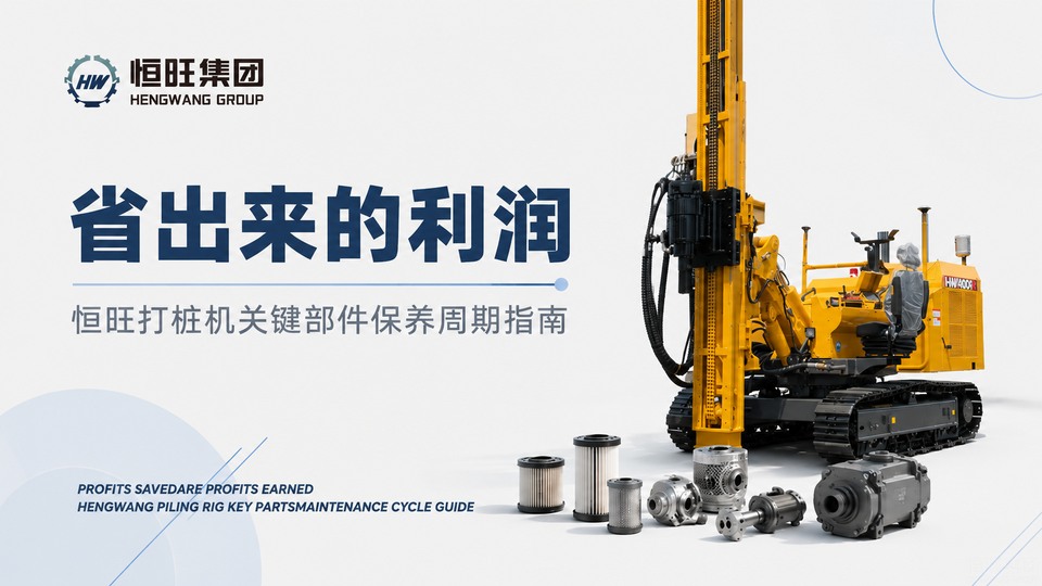 省出来的利润：恒旺打桩机关键部件保养周期指南
